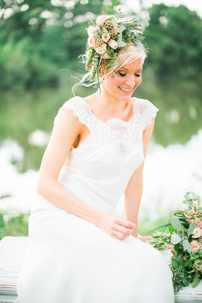 Bridal Portraits at Red Gate Farms