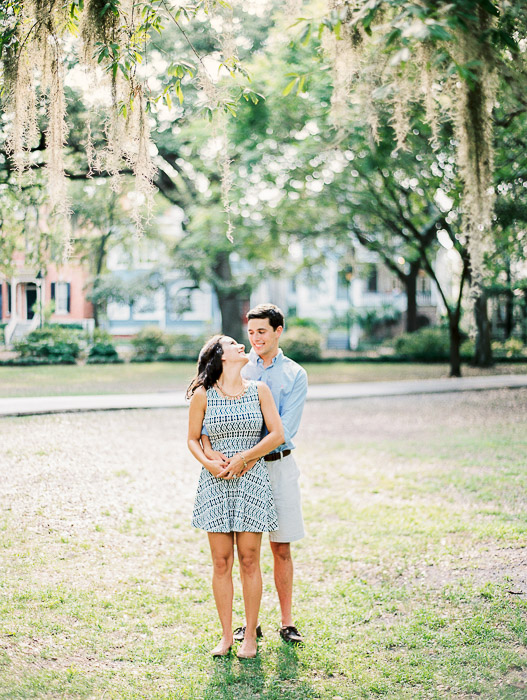 Mini Save The Date Session At Forsyth Park