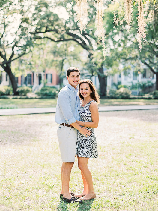 Mini Save The Date Session At Forsyth Park